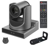 SMTAV Cámara PTZ de seguimiento automático con IA - Óptica 20X + zoom digital 16X, PTZ de alta velocidad, 3G-SDI + salida HDMi+USB 3.0, soporte de grabación local, soporte PoE (G03684)