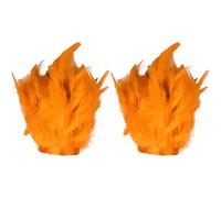 SMTCM 2 pulseras de plumas para mujer, muñequeras de plumas, guantes de plumas, plumas de pavo, tobilleras, joyas de plumas, accesorios para fiestas, Halloween, carnaval