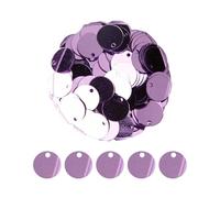 SMTCM 26000 lentejuelas redondas planas de 8 mm con agujero para hacer joyas, decorar ropa, costura y bordar