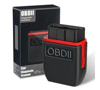 smtfcty Dispositivo de diagnóstico OBD2 Bluetooth lector de códigos para iPhone, iOS, Android, Windows iPad, dispositivo de diagnóstico de coche, adaptador OBD para vehículos, verificación de luces