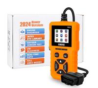 smtfcty Dispositivo de diagnóstico OBD2 para coche, adaptador de diagnóstico OBD2, escáner de inicio, herramientas de memoria de error, lectura, lector de errores, para todos los coches, color naranja