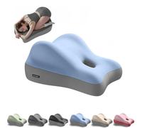 SMTSEC Almohada para Glúteos En Pareja, Cómoda Almohada De Espuma Viscoelástica, Almohada De Cama para Intimidad, Almohada Ergonómica De Soporte Lumbar para Parejas,Blue-48×41×23cm