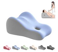 SMTSEC Almohada para Glúteos En Pareja, Cómoda Almohada De Espuma Viscoelástica, Almohada De Cama para Intimidad, Almohada Ergonómica De Soporte Lumbar para Parejas,Green-49×40×23cm