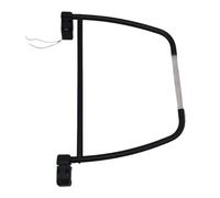 SMTYXS Accesorios De Modificación Remolque Caravana Pasamanos Auxiliar Plegable Manija Puerta Emisora de Luz LED For Exteriores Manijas Acero Inoxidable Imitación SóLido(Black)