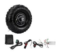 SMTYXS Carretilla Eléctrica Todoterreno con Motor De Cubo Engranajes Eléctricos, Rueda Sin Escobillas Alto Par, Kit 14,5 Pulgadas, 24 V, 36, 48, 250 W, 350, 500(36V350W)