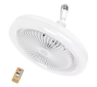 SMTYXS Lámpara Ventilador Multifunción Con Foco Led Cabezal Univers Viento Fuerte