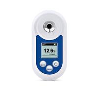 SMTYXS Medidor De Refractómetro Digital, Densímetro Sacarímetro For Fruta, Vino, Cerveza, Probador Concentración Azúcar Respuesta RáPida(0-55 brix)