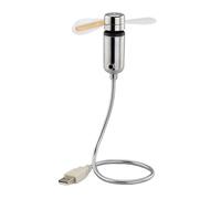 SMTYXS Mini Ventiladores USB, Regalo Creativo Con Luz LED RGB, Dispositivo Genial, Ventilador De Mensajes Programación Personalizado, Ajustable En Varios Idiomas Viento Fuerte