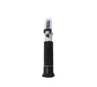 SMTYXS Refractómetro For Cerveza Vino 0-32% Mosto De Azúcar ATC Herramienta Mano Hidrómetro Licores Anticongelante Probador Salinidad Miel Respuesta RáPida(Salinity)