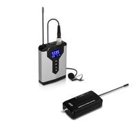 SMTYXS Sistema De Micrófono De Solapa Lavalier Inalámbrico, Mini Micrófono For Usar En La Cabeza con Transmisor For Reportero De Profesores(Q6)