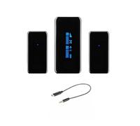 SMTYXS Sistema De Micrófono Inalámbrico Ultracompacto De Doble Canal For Teléfono Inteligente/PC/cámara con Cable De Carga(S2 C)