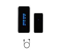SMTYXS Sistema De Micrófono Inalámbrico Ultracompacto De Doble Canal For Teléfono Inteligente/PC/cámara con Cable De Carga(S1 D)