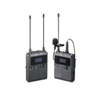 SMTYXS Transmisores con Receptores, Sistema De Micrófono Inalámbrico UHF, Inalámbrico Dentro De 100 Metros, Apto For Cámaras Digitales DSLR(Kit1)