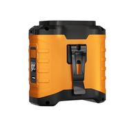 SMTYXS Ventilador De Cintura Portátil, 10000 MAh, Recargable, Mini Con Clip, For Colgar En El Cuello, Cinturón For Viajes Al Aire Libre BateríA De Larga DuracióN(Orange)