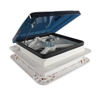 SMTYXS Ventilador de techo silencioso for RV, bidireccional, 10 aspas y con mosquitera acero inoxidable Viento Muy Fuerte