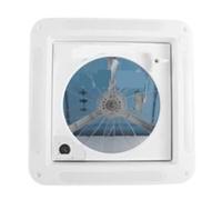SMTYXS Ventilador Extractor De Ventilación Con Elevación Techo RV Viento Muy Fuerte(Smoke grey)