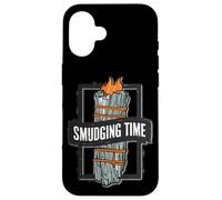 Smudging Time Smudge Smudge Smudge Smudge Smudge, rituales espirituales Carcasa para iPhone 16
