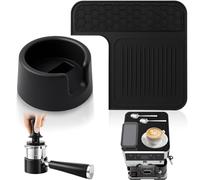 SMUJU Soporte para filtro y alfombrilla superior de silicona para Ninja Luxe Cafe ES601EU/ES701EU, estación de café expreso estable para Ninja Luxe Cafe Accesorios, alfombrilla de silicona protege la