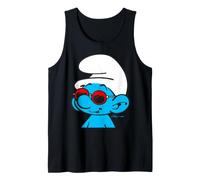Smurfs Cool Smurf - Gafas de Sol de Verano con diseño Retro Camiseta sin Mangas