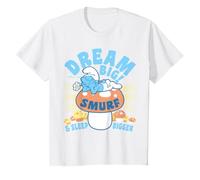 Smurfs Kids Lazy Smurf Dream Sleep Big 60 Pop Festival Camiseta