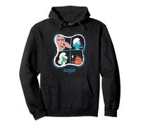 Smurfs Movie Magical Portrait Character Grid Cartoon Sudadera con Capucha