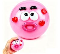 Smushers Squishy Fidget Toy,Fidget Sensorial con Cara De Perro Lindo, Juguete sensorial Blando con Caras Intercambiables,Dog Face Swap Squishy,Bonito Juguete antiestrés para Adultos y niños