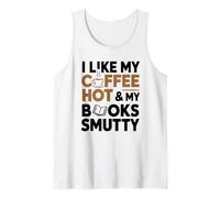 Smutty Books & Coffee Dark Romance Bookworm Vibes Camiseta sin Mangas