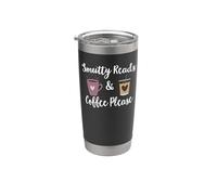 Smutty Reads and Coffee Please Dark Romance Book Smut Reader Vaso térmico de acero inoxidable de doble pared