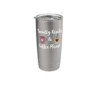 Smutty Reads and Coffee Please Dark Romance Book Smut Reader Vaso térmico de acero inoxidable de doble pared