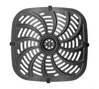 SMZhomeone 1 bandeja de repuesto para freidora de aire compatible con freidora de aire Turbotouch Easy View de 8 cuartos de galón, placa de acero inoxidable negra de 9.6 x 9.8 pulgadas con