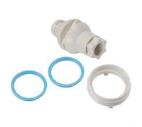 SMZhomeone 1 boquilla de filtro de piscina Sp-1434 pieza de repuesto, conjunto de boquilla de plástico blanco compatible con la mayoría de sistemas de piscina para una mejor circulación y