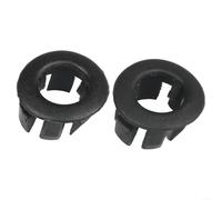 SMZhomeone 2 ojales de barra de bloqueo de puerta ABS negro para BMW para X5 E53 1999-2006 OEM 51418408567, reemplazo resistente al desgaste, para mantenimiento interior del vehículo