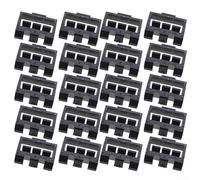 SMZhomeone 20 clips de moldeo de canalón de lluvia para techo 51137077127 para BMW E82 E90 E92 1 3 Series sujetadores exteriores de plástico negro resistente a la intemperie para una fácil instalación