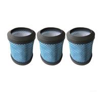 SMZhomeone Accesorios inalámbricos para aspiradora paquete de 3 filtros HEPA para Dirt Devil DD698 1-2-3-4-5 para trampas CAVALIER Bloques de caspa de polvo de pelo de mascotas para limpieza del hogar