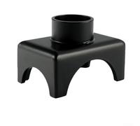 SMZhomeone Adaptador de sillín de elevación de eje de botella RV, construcción de acero tratado térmicamente con revestimiento resistente al óxido, se adapta a tubos de eje redondo o cuadrado de 2