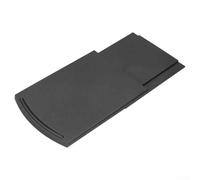 SMZhomeone Bandeja deslizante para electrodomésticos de cocina para cafeteras y batidoras, base de ABS resistente con rodillos lisos, soporta hasta 25 libras, color negro, 22 x 12 pulgadas para el