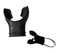 SMZhomeone Boquilla ergonómica de silicona con tubo de respiración extendido diseñado para reducir la fatiga oral y adaptarse a la mayoría de reguladores de buceo y segundas etapas