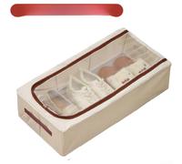 SMZhomeone Cajas de zapatos plegables de panel transparente con marco de acero, apilables, organizador de almacenamiento de zapatos debajo de la cama para departamento pequeño, dormitorio, armario