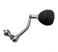 SMZhomeone Carrete de pesca con mango de EVA de un solo brazo con eje de aleación compatible con carretes Spheros Stradic, azul (plateado)