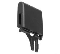 SMZhomeone Clip de ventilación de CA central delantero, 1 clip de lengüeta de ventilación central frontal para Porsche para MACAN 2018-2021 Ac Grille Slider Reemplazo Negro ABS Parte de reparación