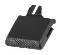 SMZhomeone Clip de ventilación de CA central delantero, 1 clip de lengüeta de ventilación central frontal para Porsche para MACAN 2018-2021 Ac Grille Slider Reemplazo Negro ABS Parte de reparación