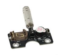 SMZhomeone CW para MORSE Code Trainer Placa de circuito con sonido y luz para práctica de teclas vertical y horizontal, dispositivo portátil de tamaño de borrador (B)