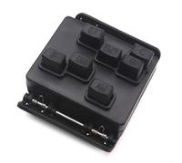SMZhomeone Entrenador de acordes de guitarra para principiantes y jugadores experimentados, diseño compacto de 6,8 x 6,7 x 2,2 cm, material ABS, ayuda de práctica sin dolor para facilitar el acorde