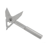 SMZhomeone Fresadora centrada para buscador de bordes para tubería de 10-120 mm y barra redonda, herramienta de calibre central de acero inoxidable 304 para tareas de perforación y nivelación de