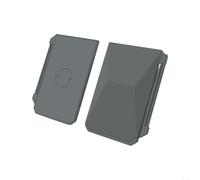 SMZhomeone Funda de silicona para tarjeta de llave para Tesla Model 3 Y X S Cybertruck, funda protectora resistente a los arañazos, material suave para viajes diarios, negro (gris)
