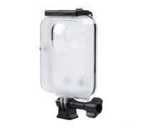 SMZhomeone Funda impermeable para Dji para cámara de acción Osmo 360, carcasa de vidrio templado PC con control táctil, carcasa protectora transparente para buceo, natación, fotografía submarina