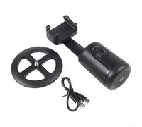SMZhomeone Gimbal de seguimiento facial automático de 360 grados con reconocimiento de inteligencia artificial, ángulo ajustable, antivibración, batería de larga duración para vlogging transmisión en