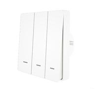 SMZhomeone Interruptor de luz inteligente ZigBee 3.0 para Tuya para aplicación Smart-Life, funciona con pilas, adhesivo de montaje en pared para escenas de iluminación personalizadas para el hogar y