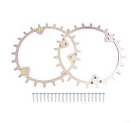 SMZhomeone Juego de 2 puntas de tracción para cortacésped de acero inoxidable de 255 mm para Husqvarna-Automower 420/320/430X/435X/440/450X para césped húmedo y terreno irregular de jardín