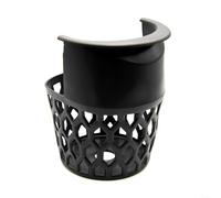 SMZhomeone Juego de 6 bolsillos para mesa de billar, 4 redes de PVC resistentes en las esquinas y 2 laterales, piezas de repuesto negras de 16 x 12 cm para renovar la sala de juegos en el hogar